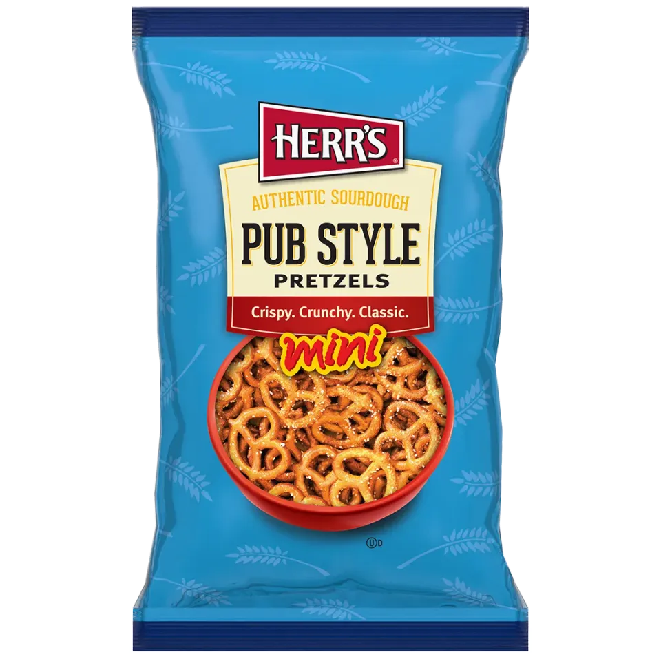 Herr's Pub Style Sourdough Mini Pretzels kringlor