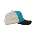 Herr's Trucker keps teal blue justerbar Richardson