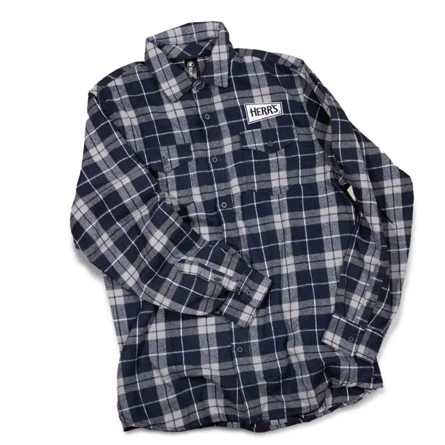 Herr's Burnside flanellskjorta varm bomullsmix