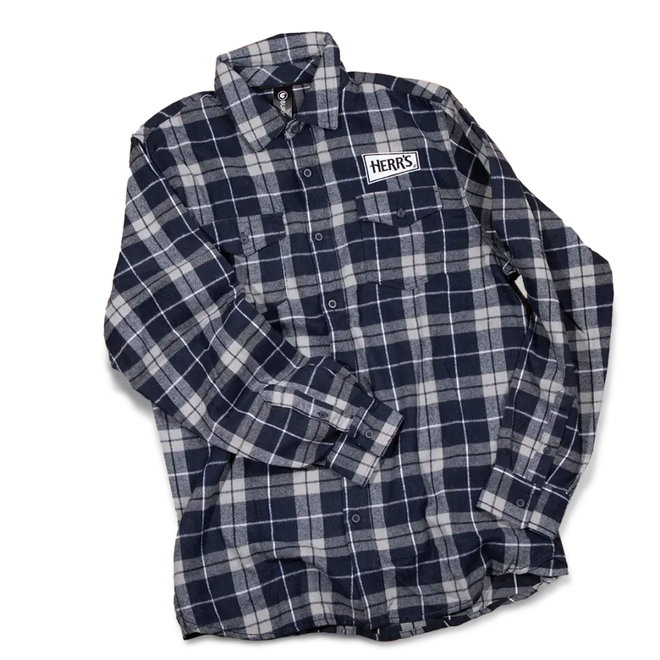 Herr's Burnside flanellskjorta varm bomullsmix