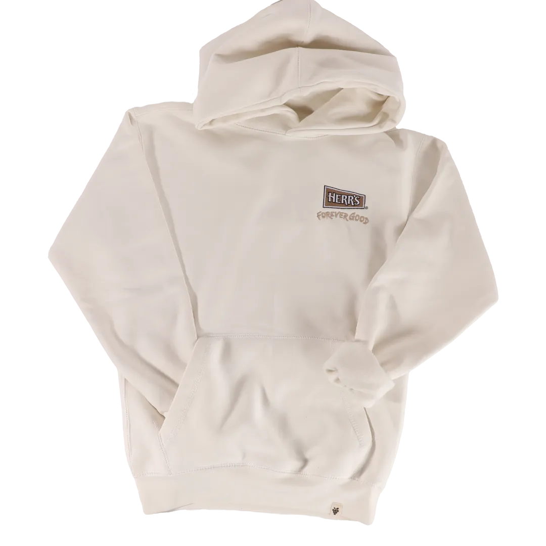 Herrs hoodie med chipsmotiv
