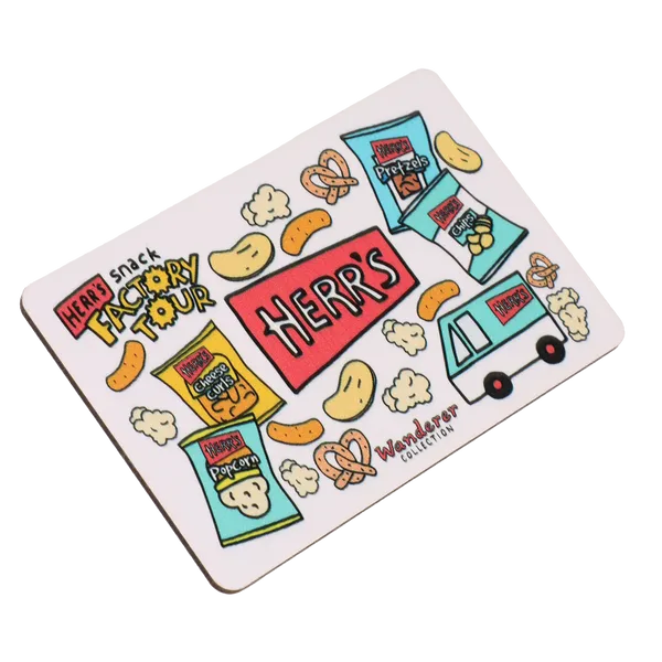 Herr's Snack Magnet kylskåpsmagnet