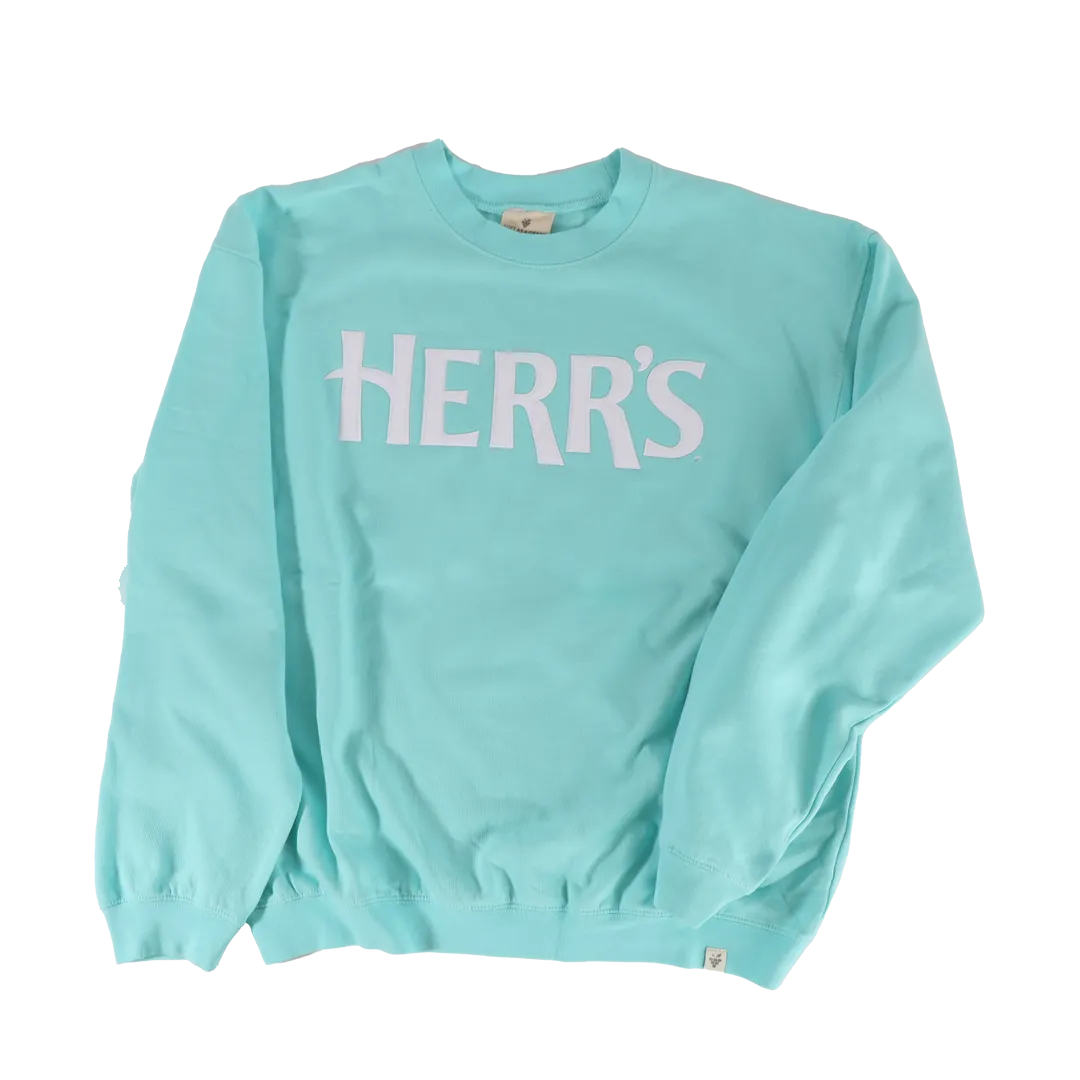 Herr's Logo Crewneck sweatshirt bomullsblandning