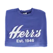 Herr's Blue & White Puff Lettering sweatshirt