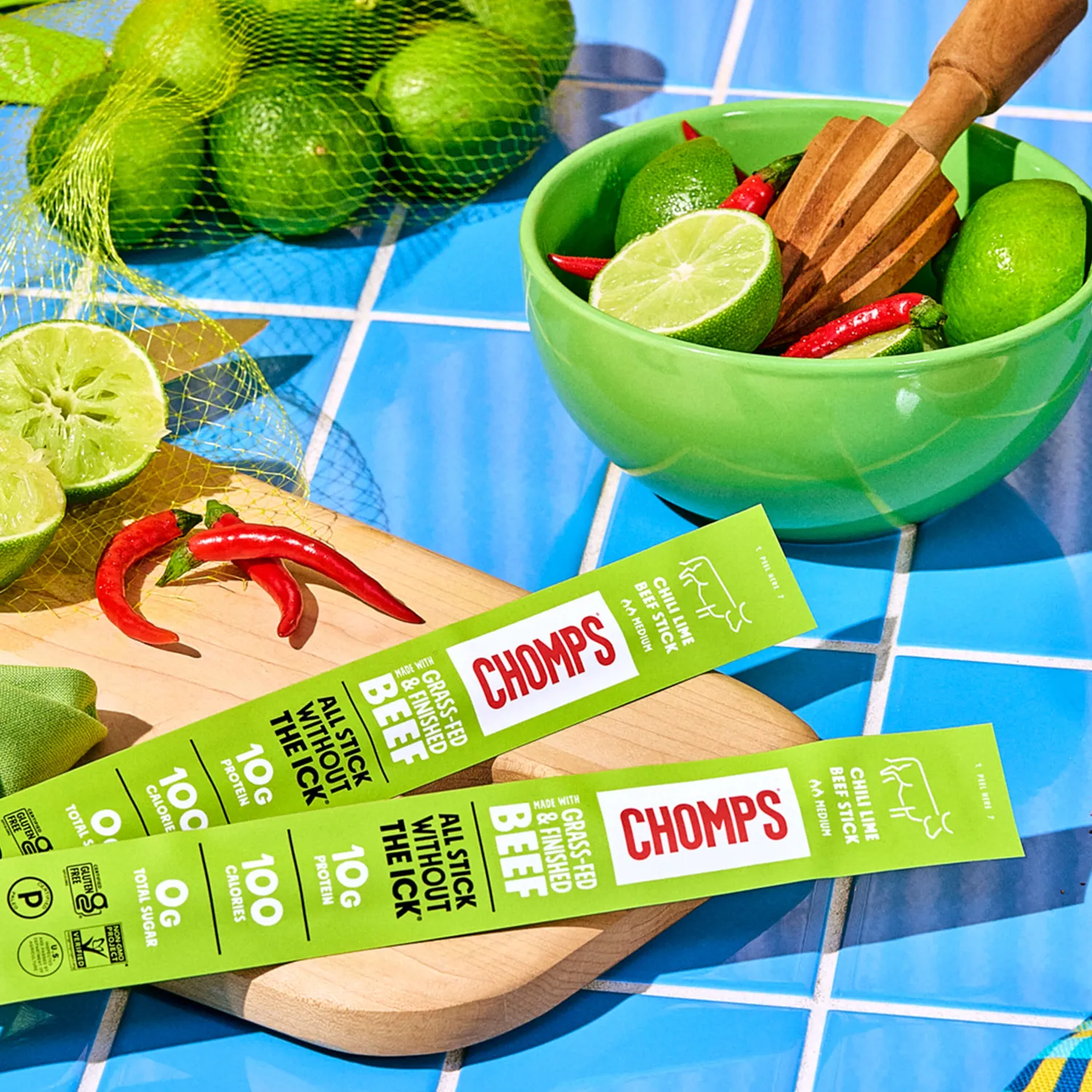 Chomps Chili Lime Beef beef sticks