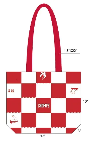 Chomps Checkered Tote Bag totebag rutig