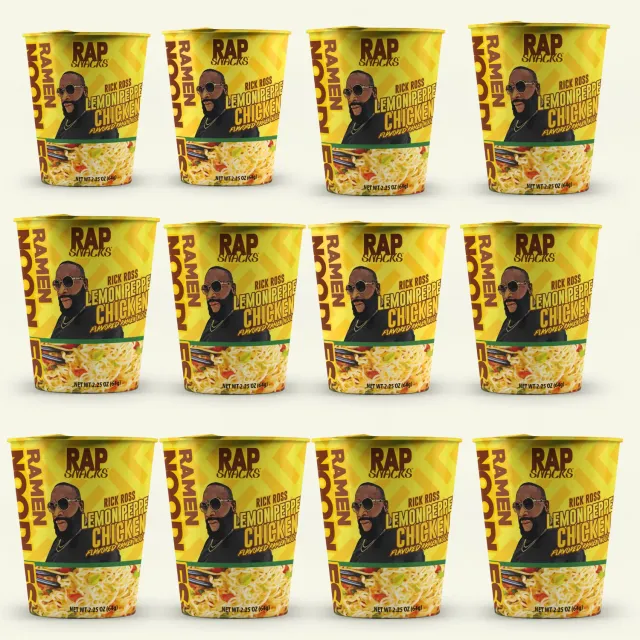 Rap Snacks Rick Ross ramen kyckling citron