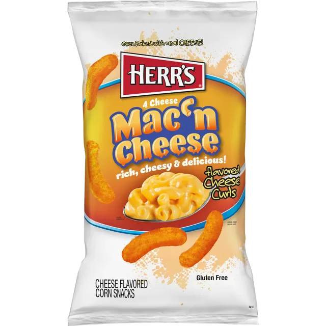 Herr's Cheese Curls ostbågar ostsmak