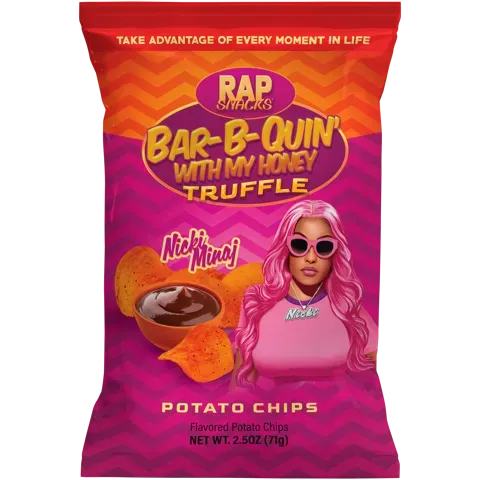 Rap Snacks Nicki Minaj Bar-B-Quin Honey Truffle chips