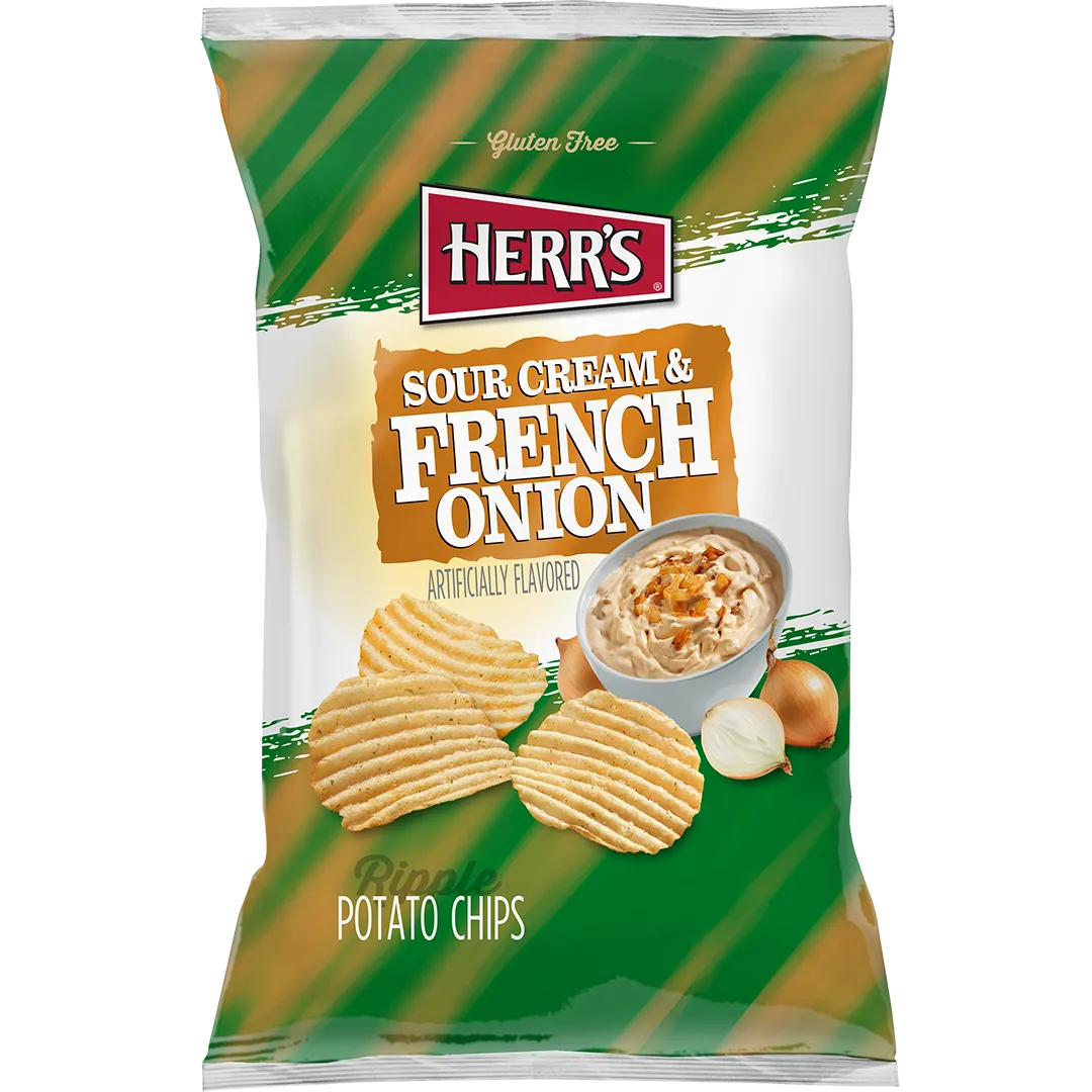 Herrs Creamy Dill Pickle Ripple potatischips