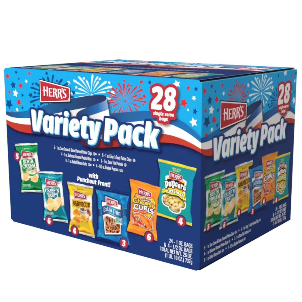 Herrs 250th Anniversary Pre-Assorted 28ct snackbox