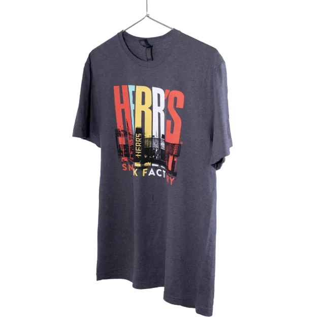 Herr's Snack Factory t-shirt mörkgrå tryck