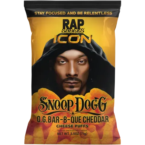 Rap Snacks O.G. Snoop Dogg ostpuffar bbq