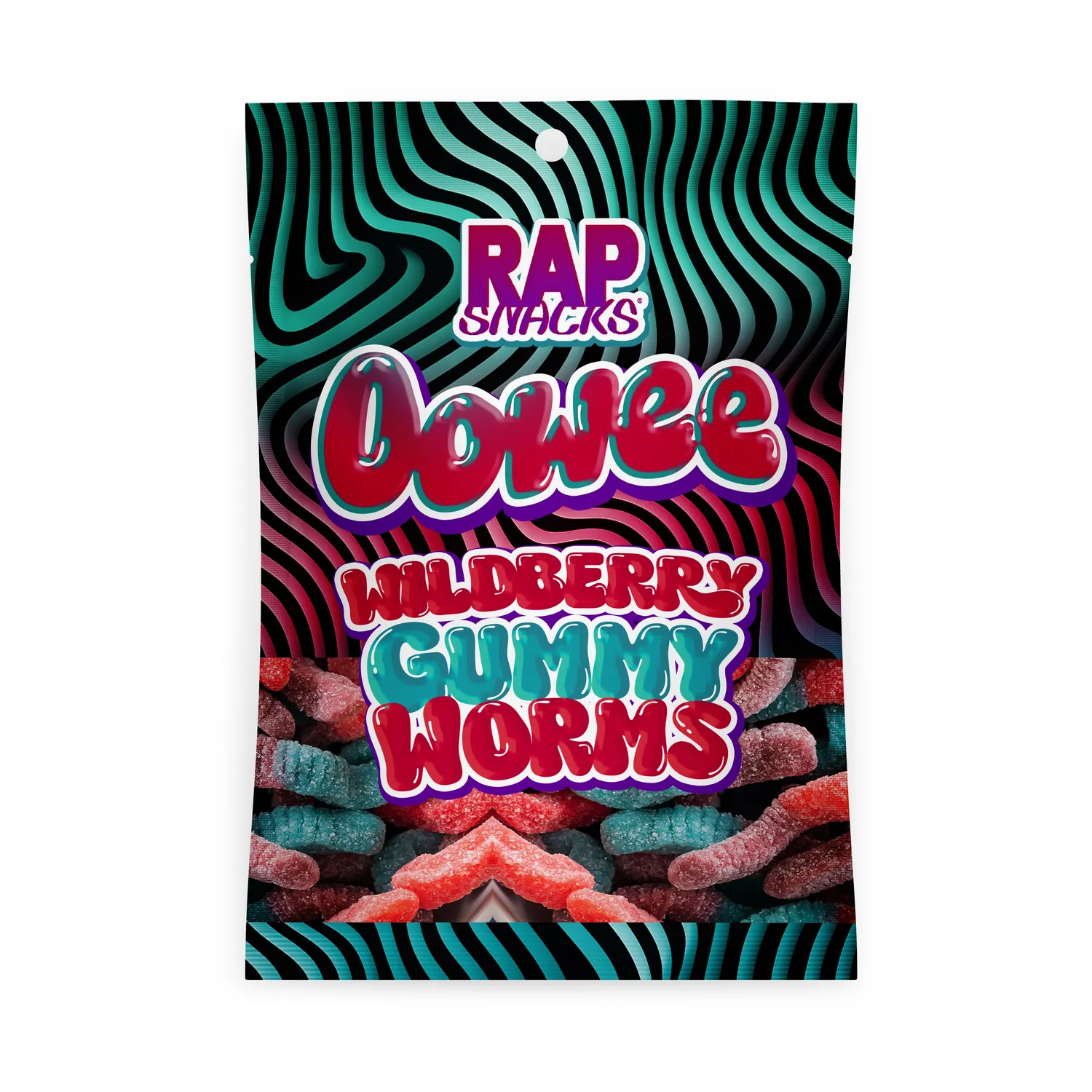 Rap Snacks Gummy Candy mix godis 12-pack frukt