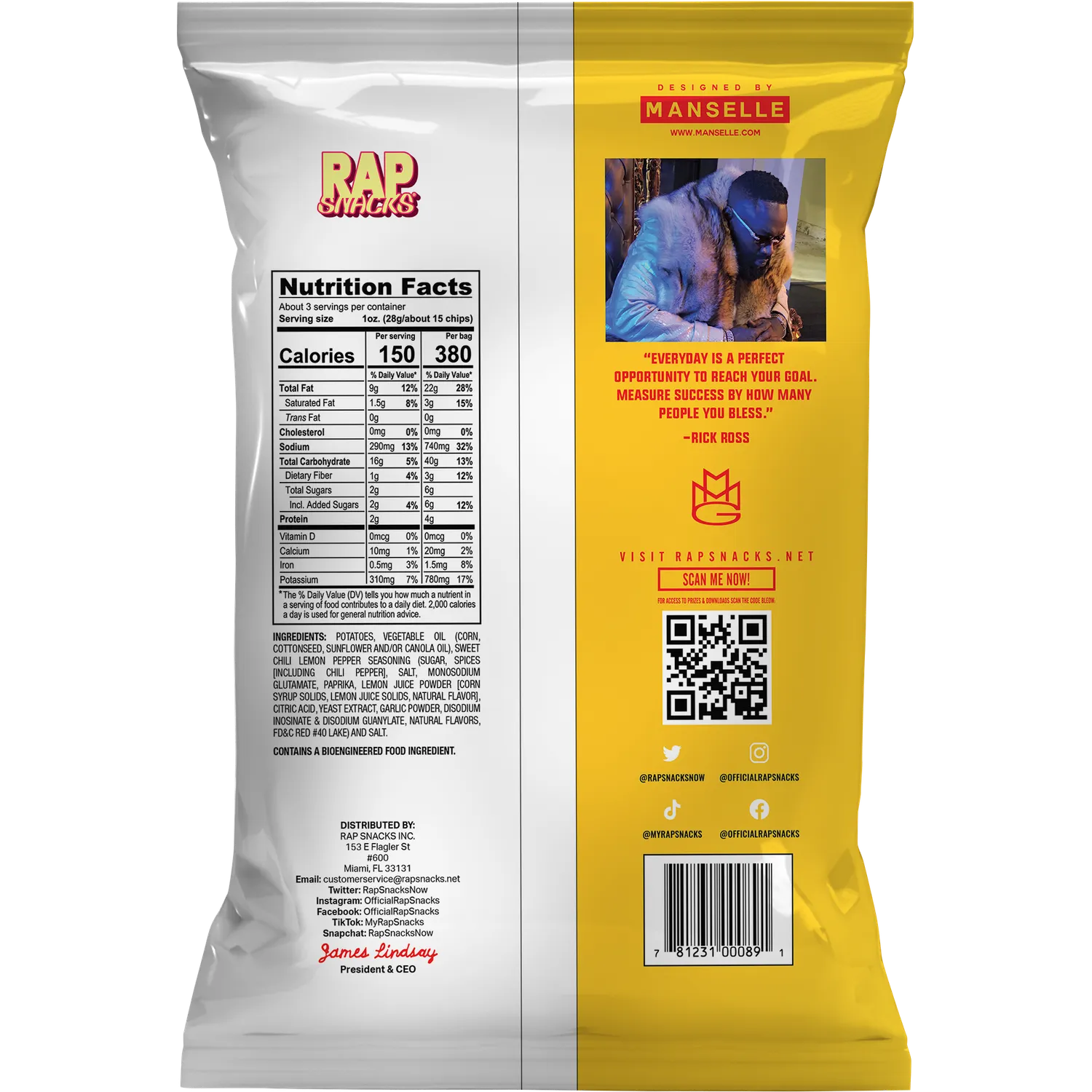 Rap Snacks Rick Ross chips