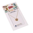 Herr's Pretzel Necklace halsband guldbelagd