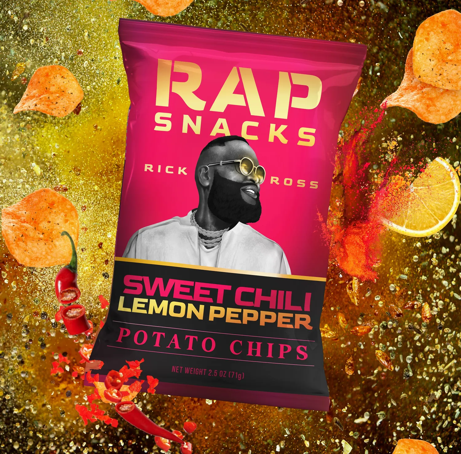 Rap Snacks Rick Ross chips