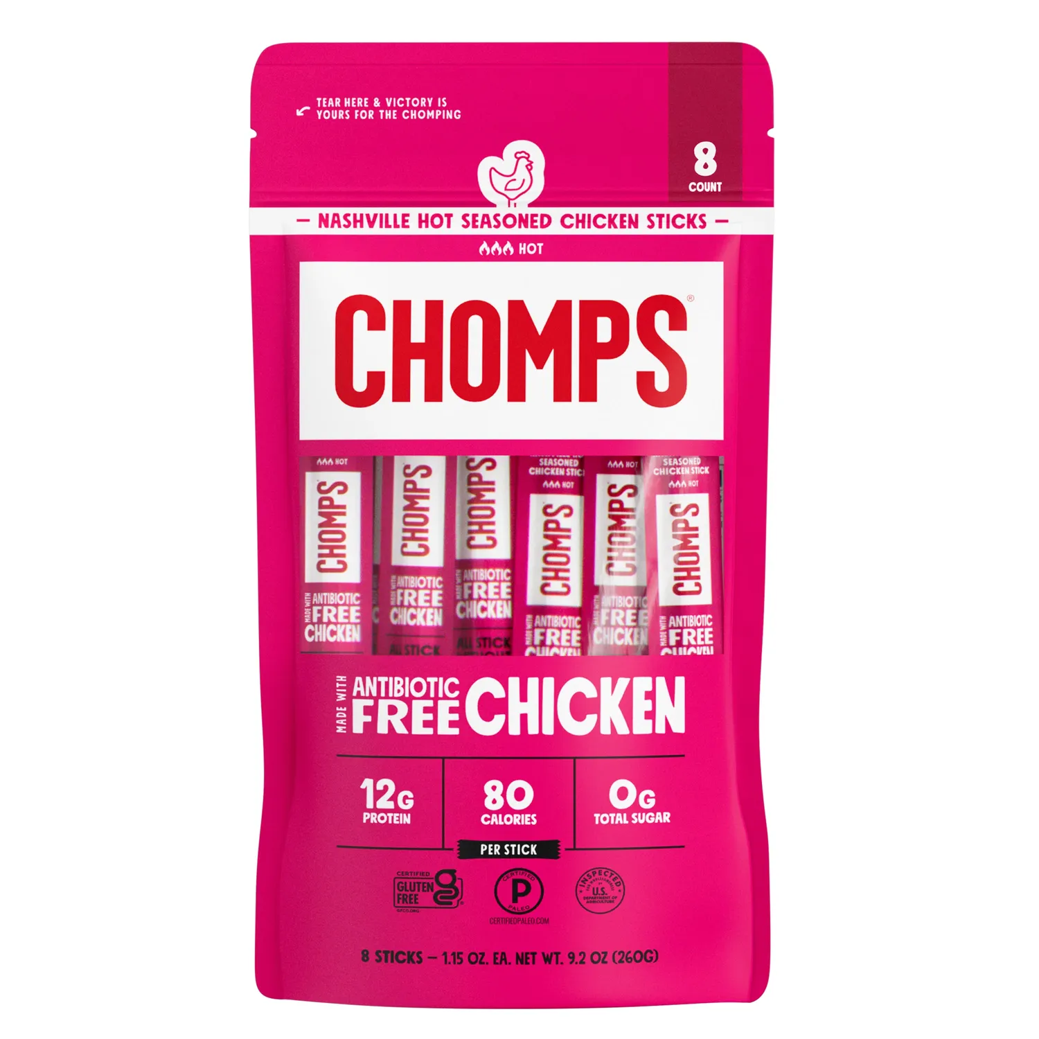 Chomps köttsnack protein