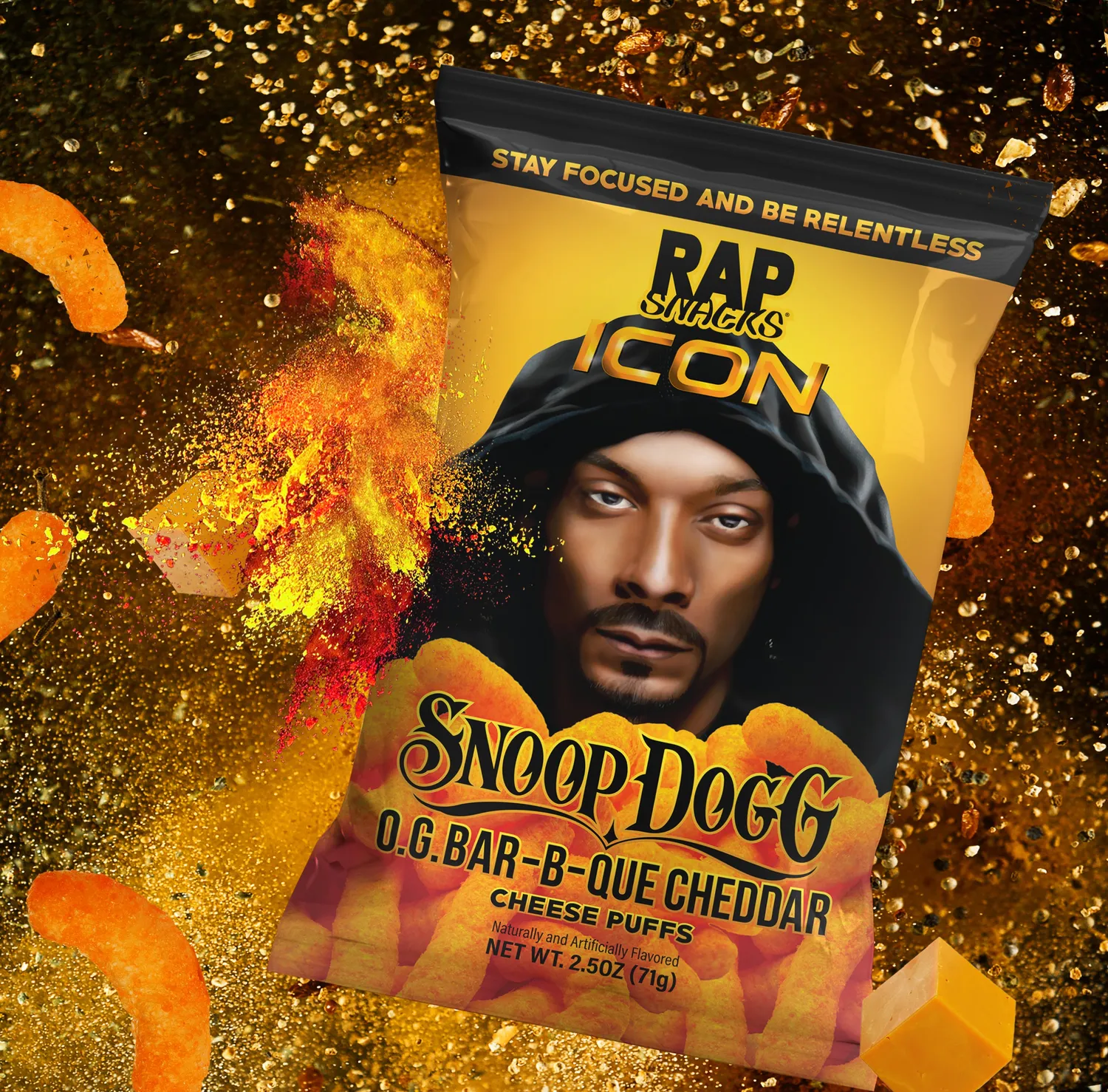 Rap Snacks O.G. Snoop Dogg ostpuffar bbq