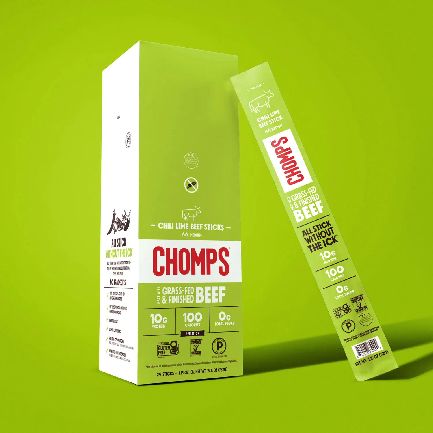 Chomps Chili Lime Beef beef sticks