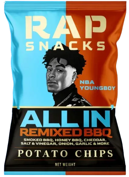 Rap Snacks NBA Youngboy All In Remixed BBQ chips