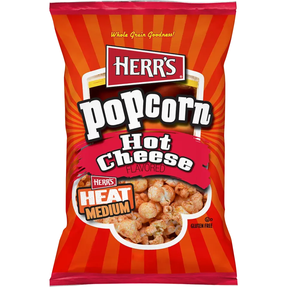 Herr's Hot Cheese Popcorn ostpopcorn med hetta