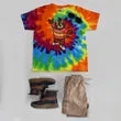 Kids Tie Dye Chipper t-shirt barn bomull