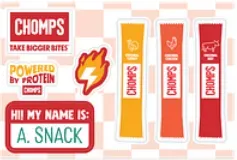 Chomps STKR - Sheet OG Sticks TBB klistermärkesark