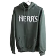 Herrs Hoodie huvtröja med vit logga