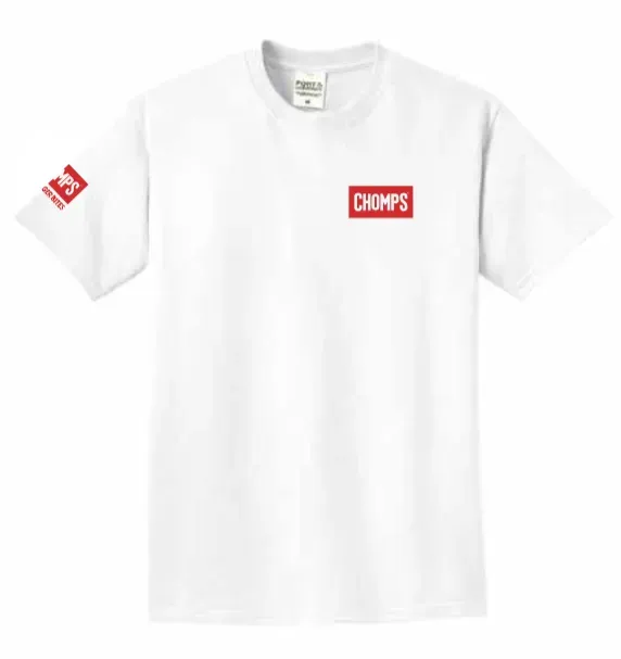 Chomps White Logo T‑Shirt t-shirt