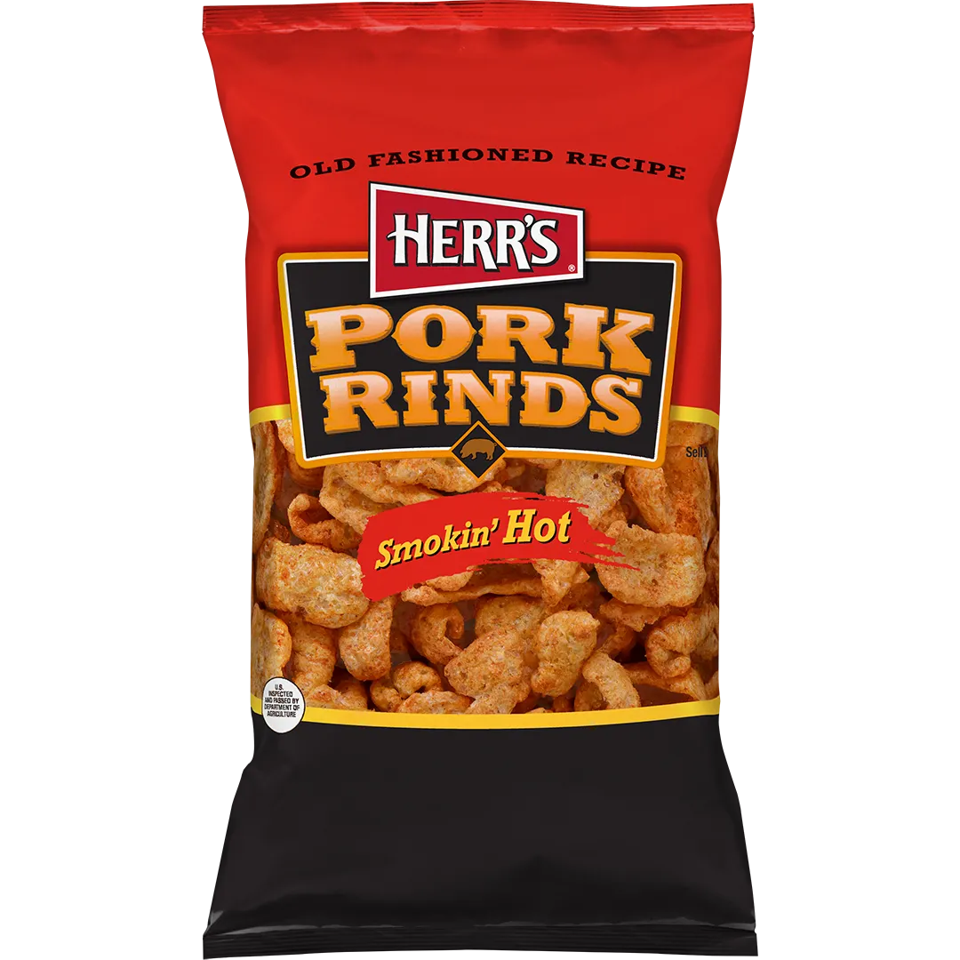 Herr's Smoked Barbecue Pork Rinds fläsksvålar
