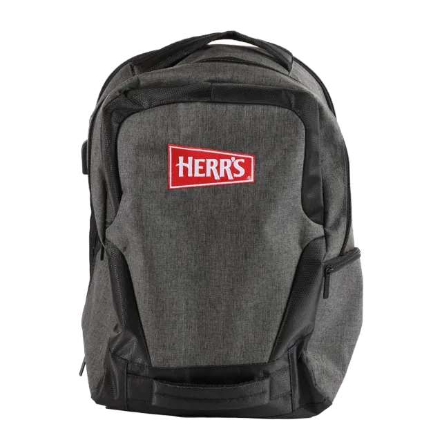 Herr's Grey Laptop Backpack ryggsäck grå laptopfack