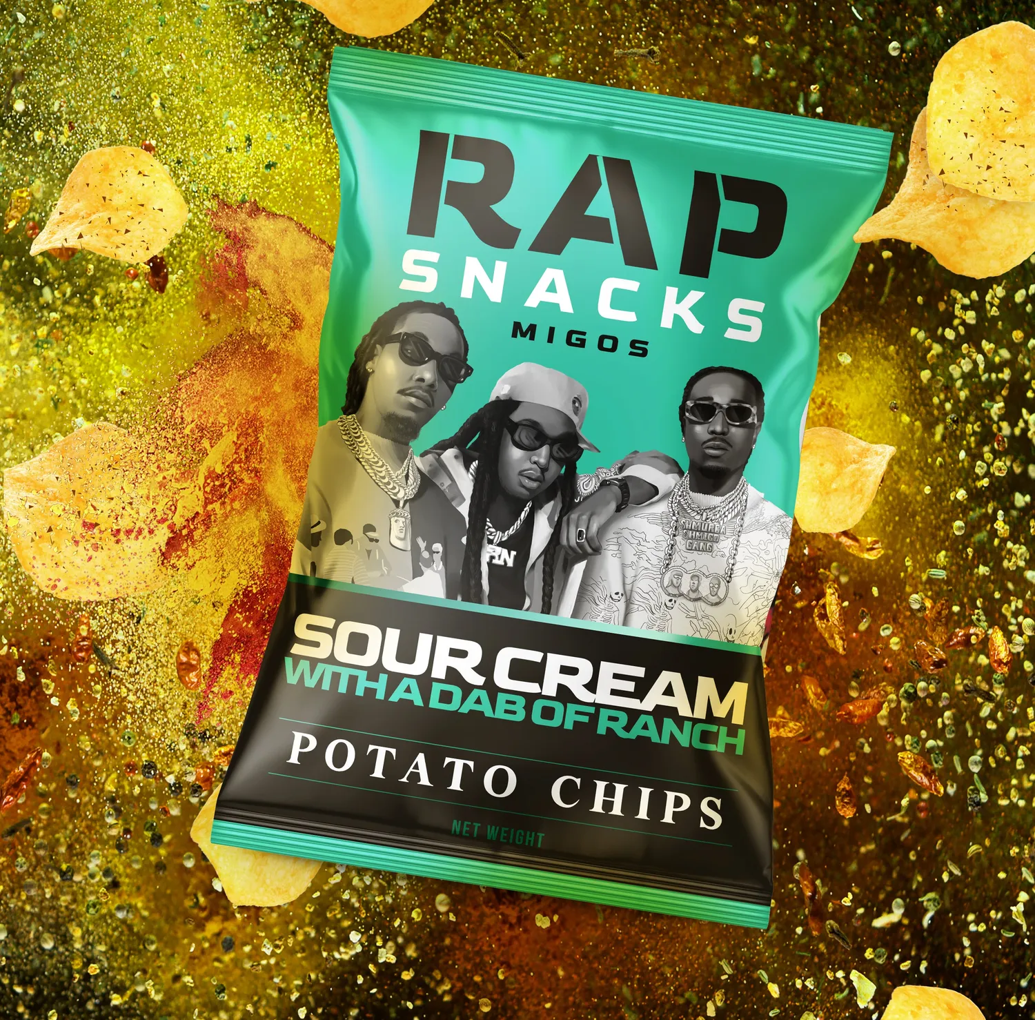 Rap Snacks Migos potatischips