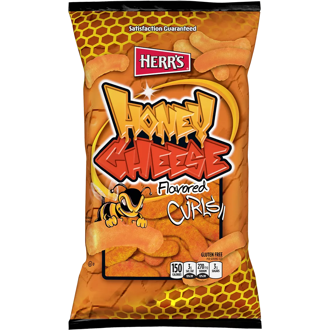 Herr's Cheese Curls ostbågar ostsmak