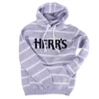 Herrs Blue Striped Hoodie hoodie blå randig