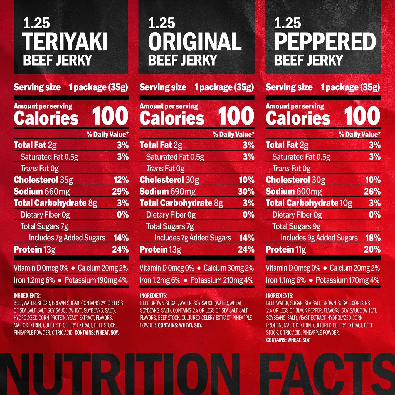 Jack Link's Original & Teriyaki Beef Jerky Multipack