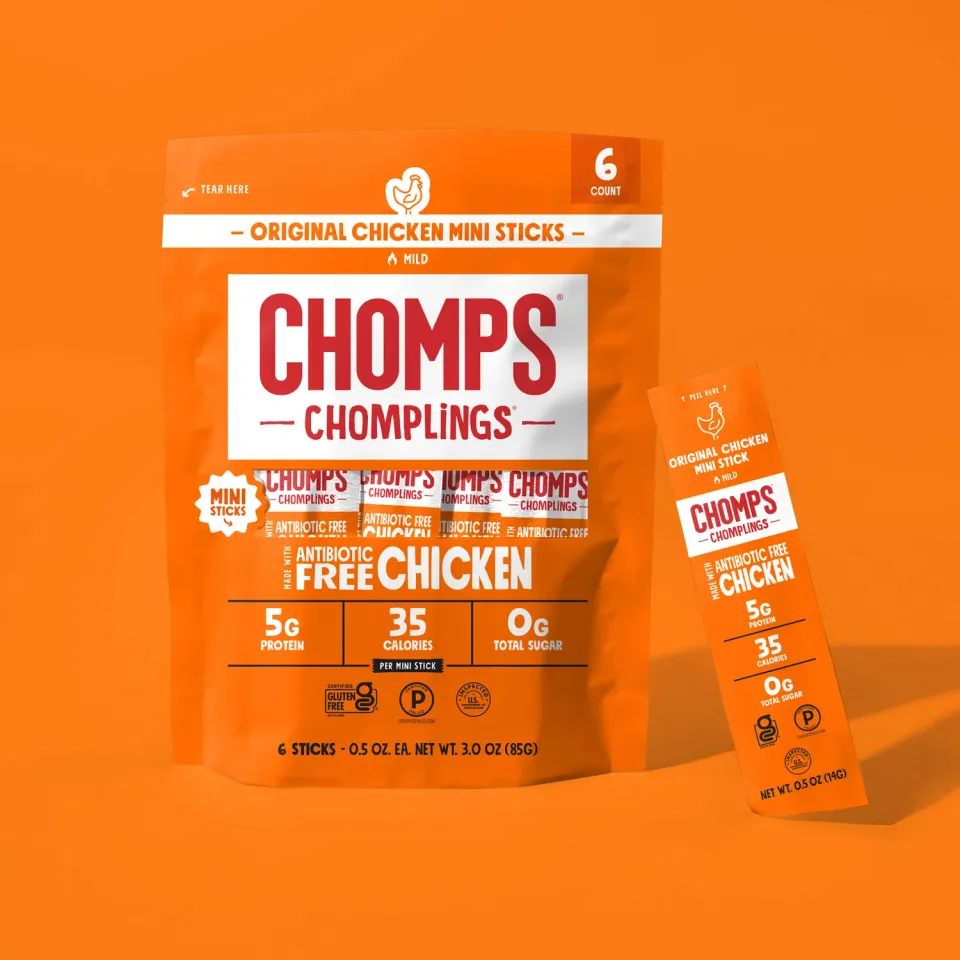 Chomps Original Chicken Chomplings chickenjerky