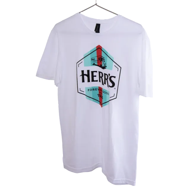 Herr's White Truck t-shirt vit 100% bomull