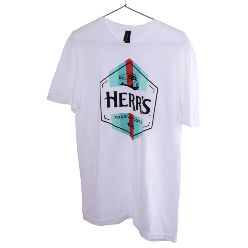 Herr's White Truck t-shirt vit 100% bomull
