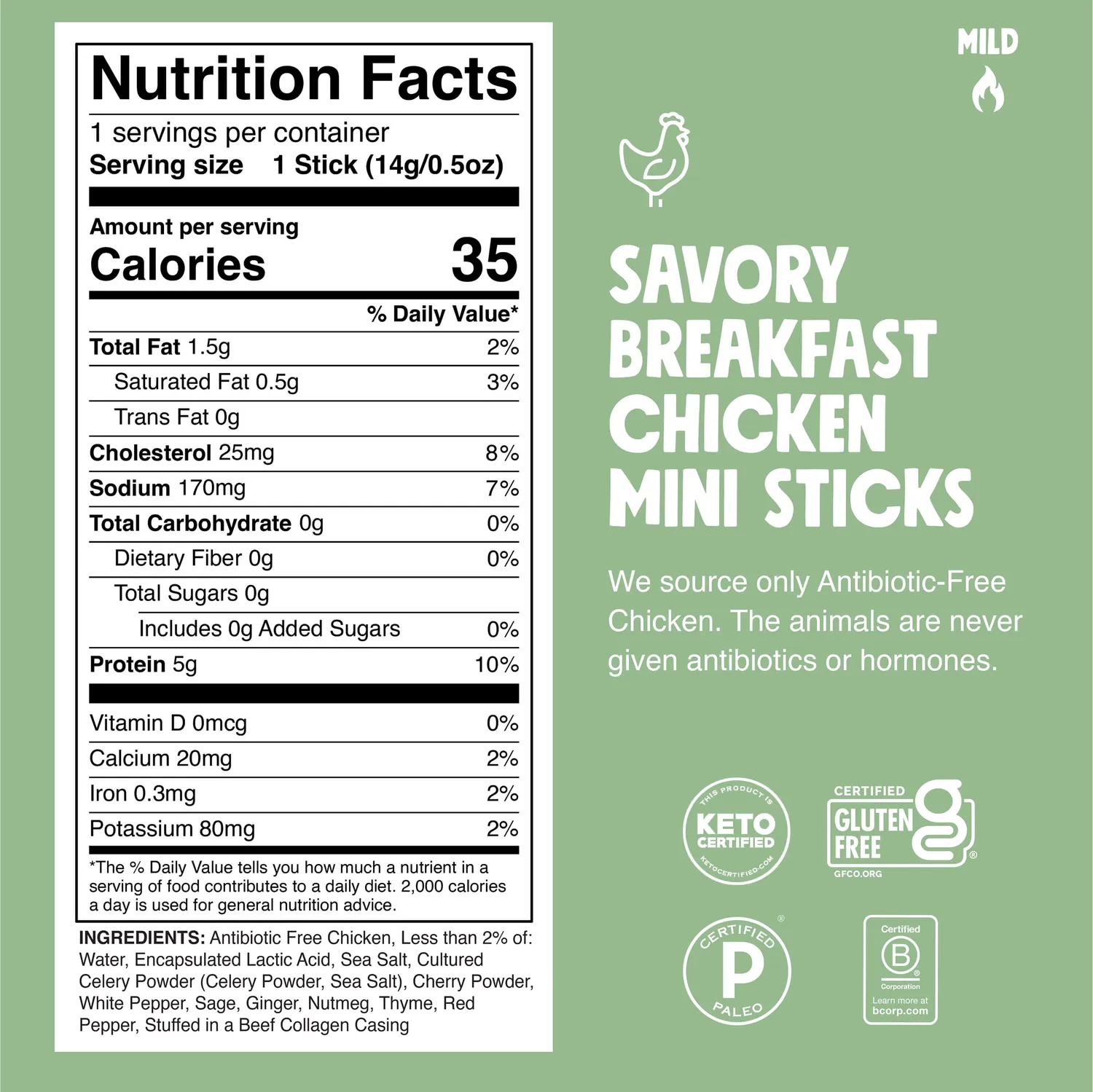 Chomps Savory Breakfast Chicken Chomplings chickenjerky