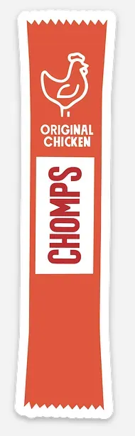 Chomps Die Cut klistermärken snacks
