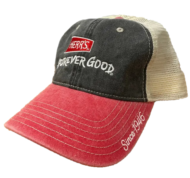 Herrs Forever Good Trucker Hat truckerkeps röd-svart