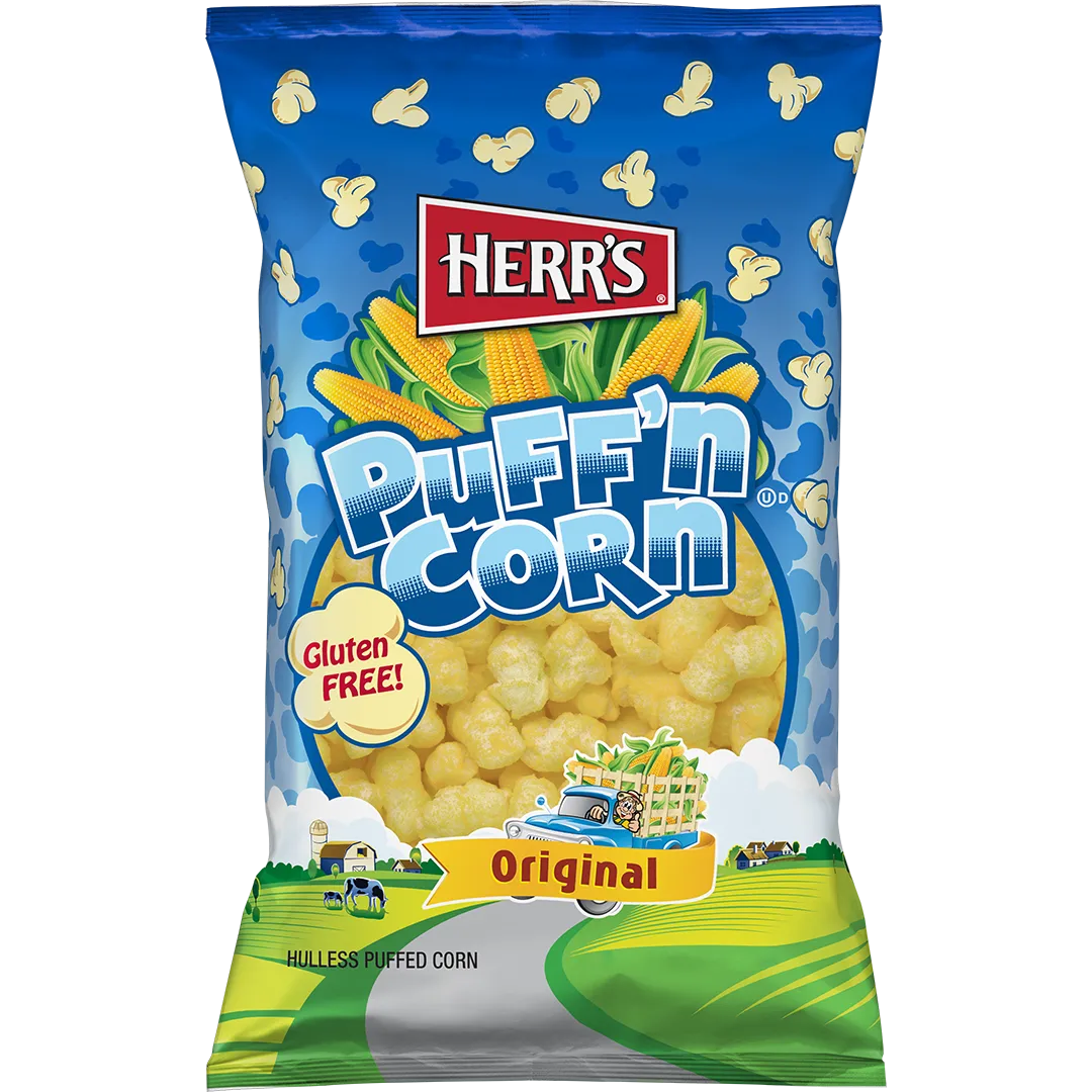 Herr's Big Cheese Puff'n Corn puffmajs