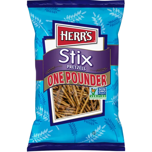 Herr's Pretzel Stix salta pretzels vetemjöl