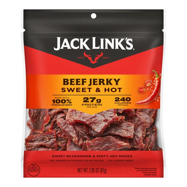 Jack Link's Sweet & Hot beef jerky sötstark