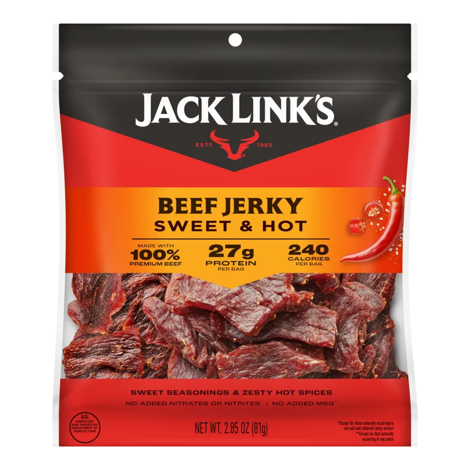 Jack Link's Sweet & Hot beef jerky sötstark