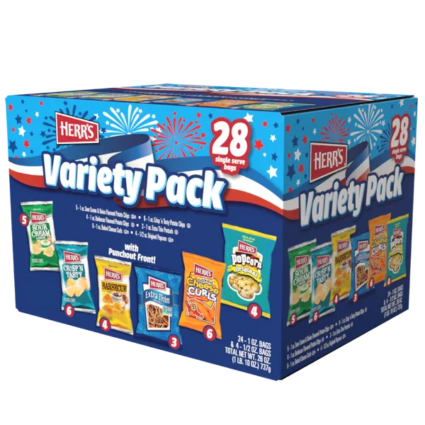 Herrs 250th Anniversary Pre-Assorted 28ct snackbox