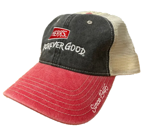 Herrs Forever Good Trucker Hat truckerkeps röd-svart