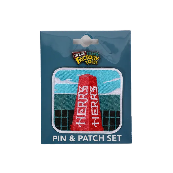 Herr's Pin and Patch Set tygmärke + pin
