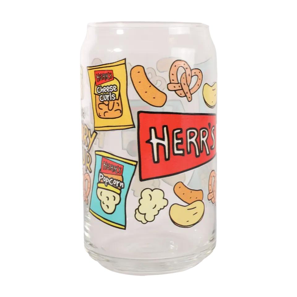 Herr's Can Glass läskburksglas 8 oz